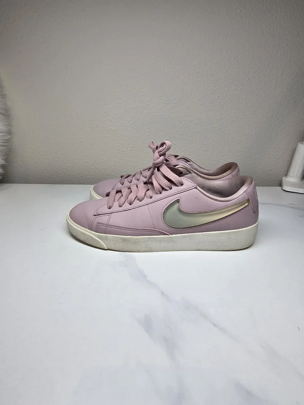 Nike Blazer Low LX Jelly Jewel Plum Chalk Pink Leather Sneakers Women’s 6.5